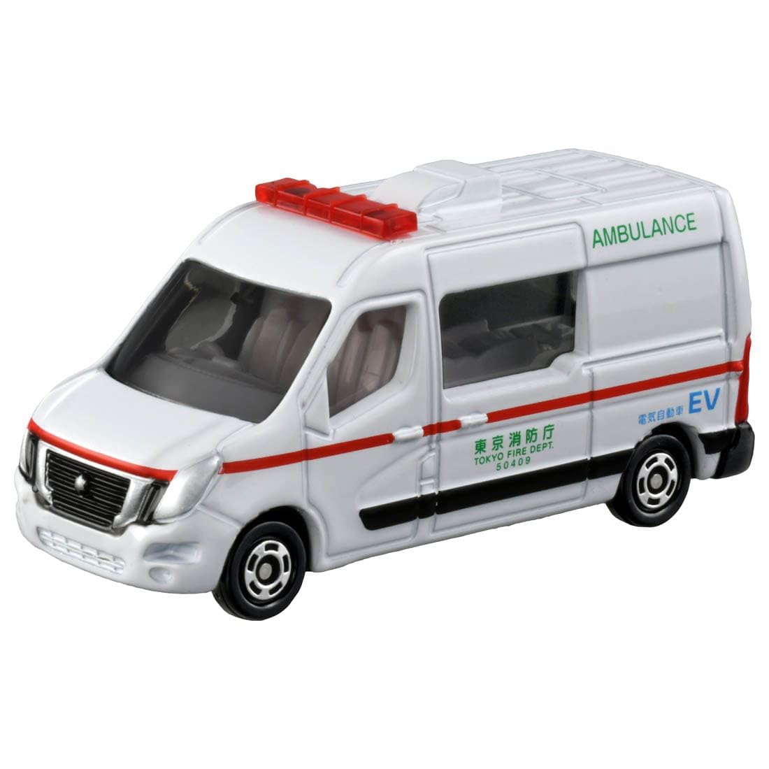 Tomica Box 044 Nissan NV400 EV Машина скорой помощи