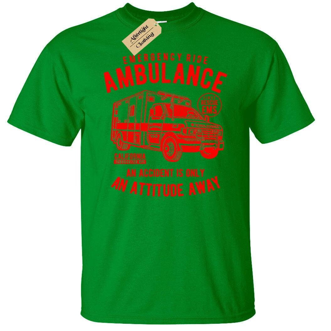 Футболка унисекс для скорой помощи, медсестра скорой помощи S