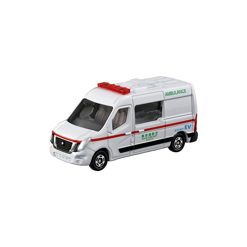 Tomica Box 044 Nissan NV400 EV Машина скорой помощи